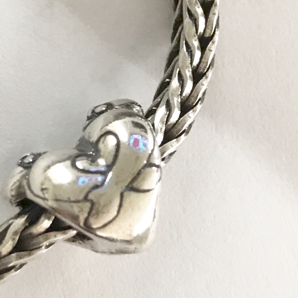 Authentic Trollbeads Hugging Heart Bead New
